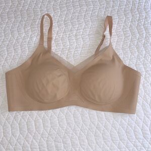 Honeylove XL bra nude adjustable wide strap plus size padded comfort capsule